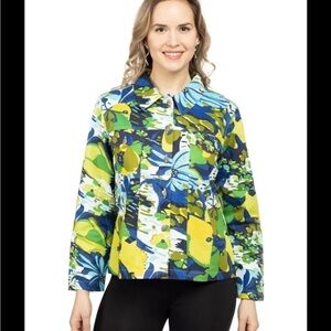 Nwt multi colour jacket with sequin worn by Variations size XL